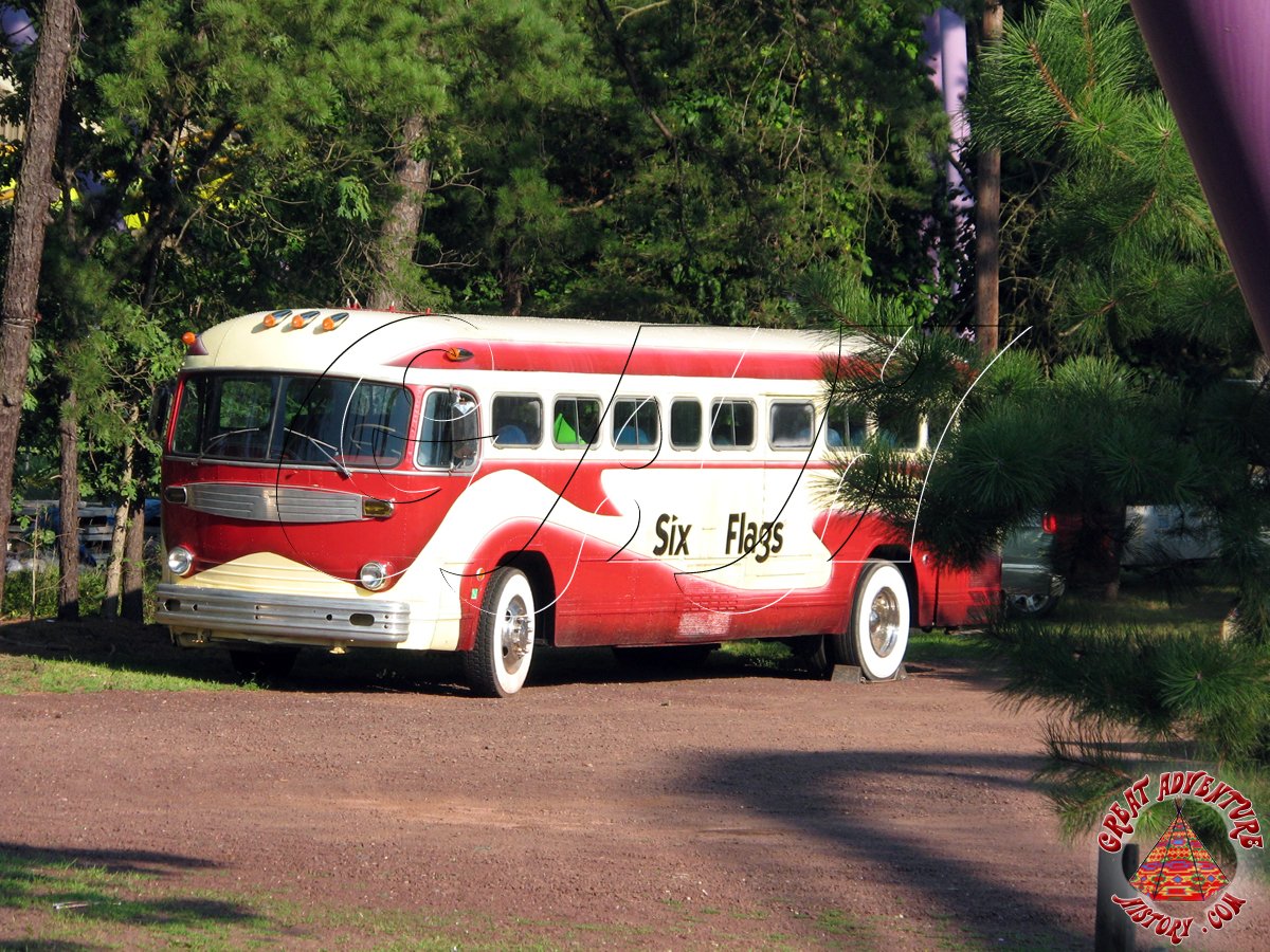 Six Flags Bus At Six Flags Great Adventure